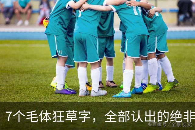 7个"毛体"狂草字，全部认出的绝非一般人，书法已登堂入室！这就是书法的高境界！